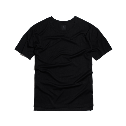 Paxter 60/2 Siver Embroidery T - Shirt (Black)